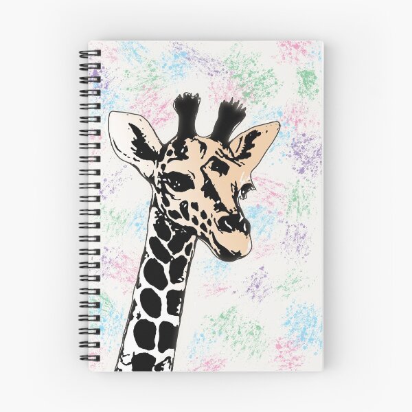 Item preview, Giraffe with paint splats designed and sold by Catherine  Milchard.
