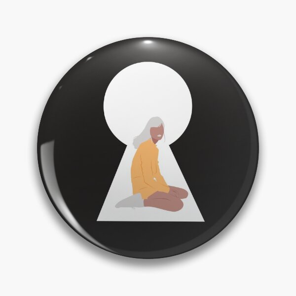 Item preview, Woman through a keyhole designed and sold by NineteenthHole.