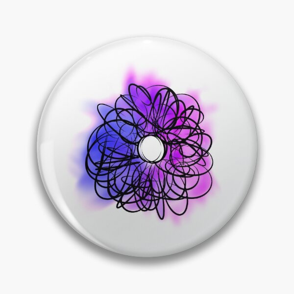 Item preview, Bisexual Flower Scribble Subtle Pride designed and sold by Laineylou394.