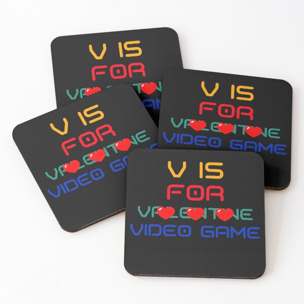 Item preview, V is for video game valentine designed and sold by DARBOL-DESIGN.