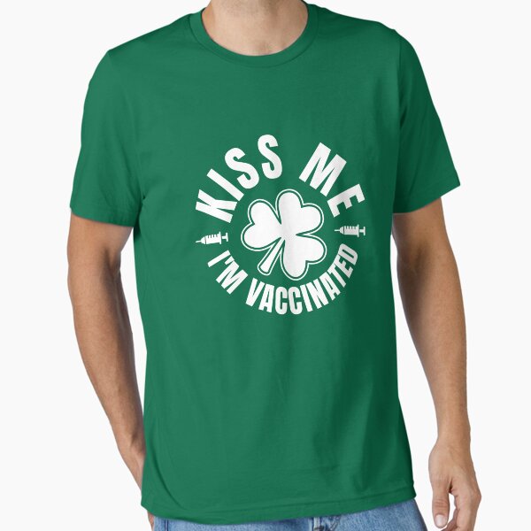 Item preview, Kiss Me I'm Vaccinated Shirt Saint Patricks Day 2021 designed and sold by dgavisuals.