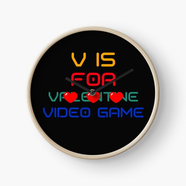 Item preview, V is for video game valentine designed and sold by DARBOL-DESIGN.