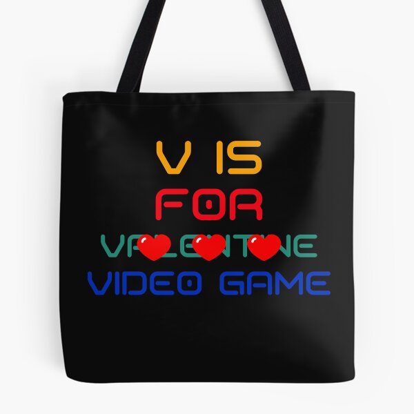 Item preview, V is for video game valentine designed and sold by DARBOL-DESIGN.