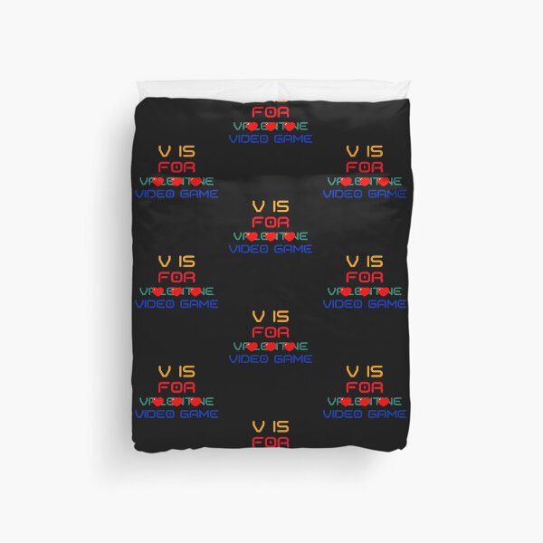 Item preview, V is for video game valentine designed and sold by DARBOL-DESIGN.