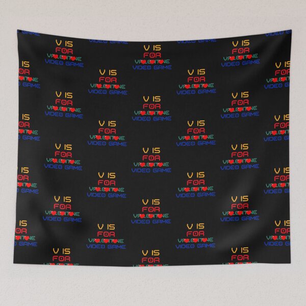 Item preview, V is for video game valentine designed and sold by DARBOL-DESIGN.