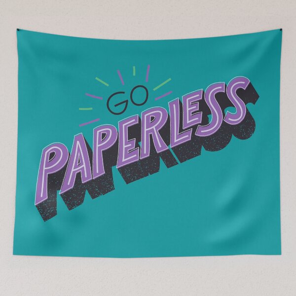 Item preview, Go Paperless Eco Friendly Husband Wife Friend Gift designed and sold by cattiktoks1718.