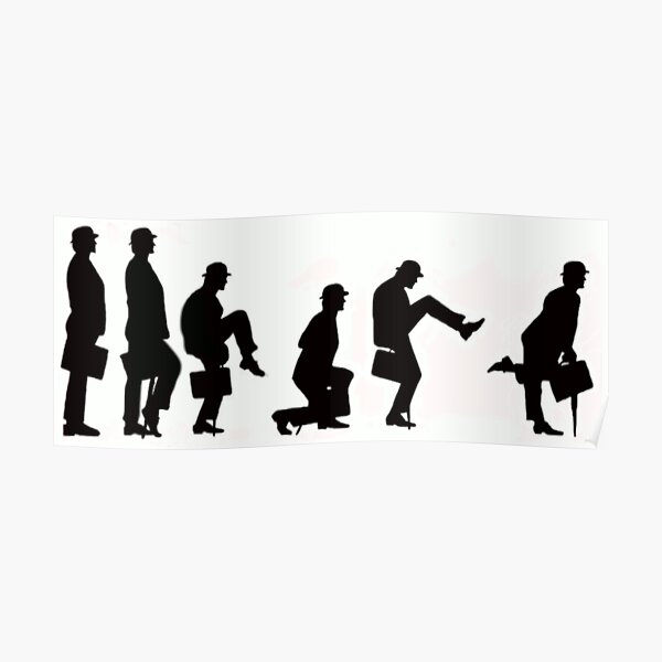 MINISTRY OF SILLY WALKS Poster
