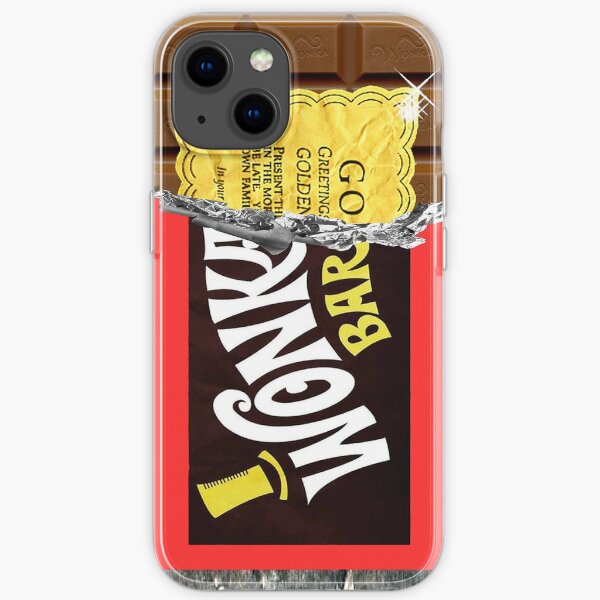 Wonka Chocolate Bar Golden Ticket iPhone Soft Case