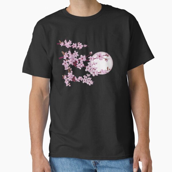 Item preview, A beautiful and charming cherry blossom tree in the moonlight.  designed and sold by Drawing-Dolphin.