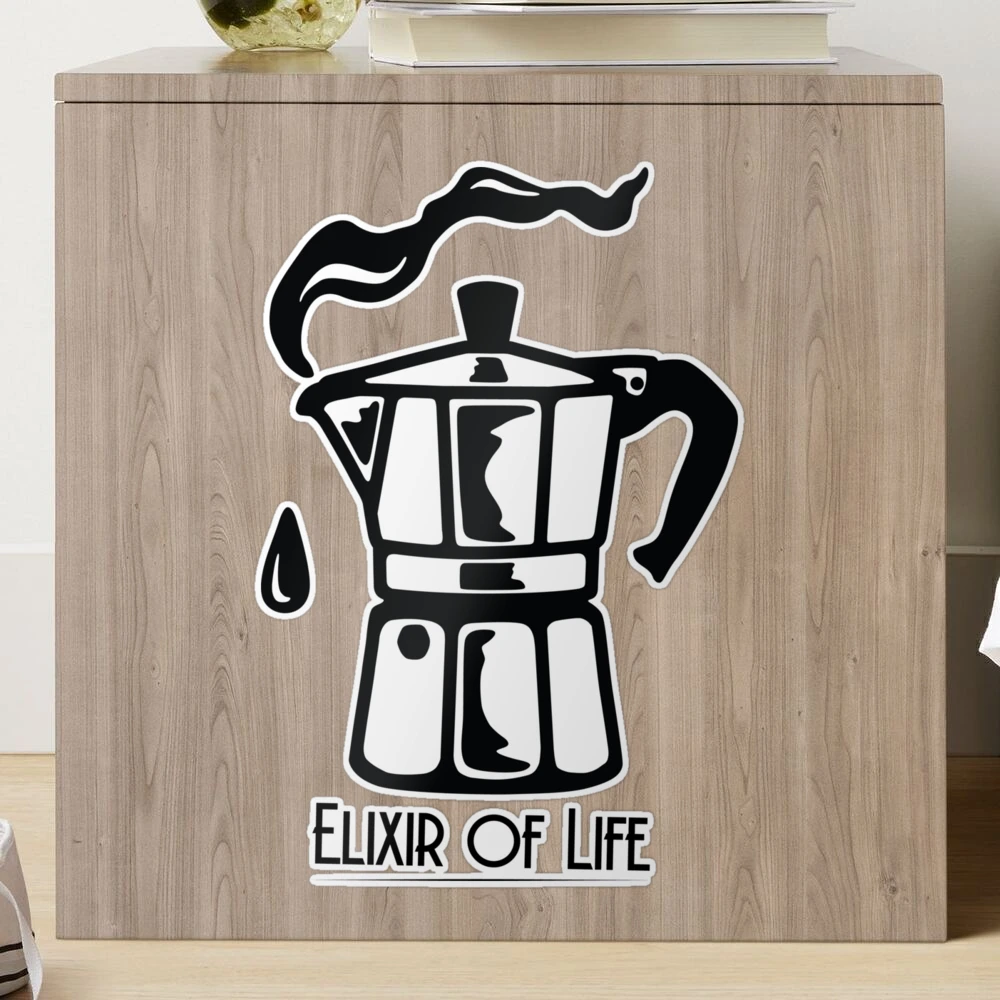 Coffee - Elixir of Life Sticker for Sale by snoop99