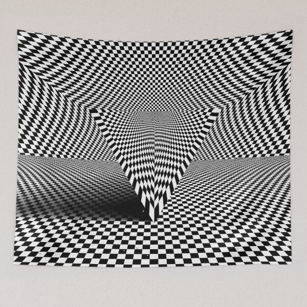 Item preview, Triangle with checkered lines designed and sold by divincreador.