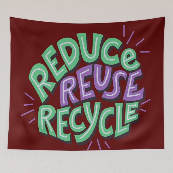 Item preview, Reduce Reuse Recycle Eco Friendly Husband Wife Friend Gift designed and sold by cattiktoks1718.