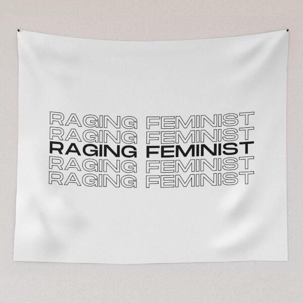 Item preview, Raging Feminist Duplicated Text designed and sold by Nathalie Aynié.