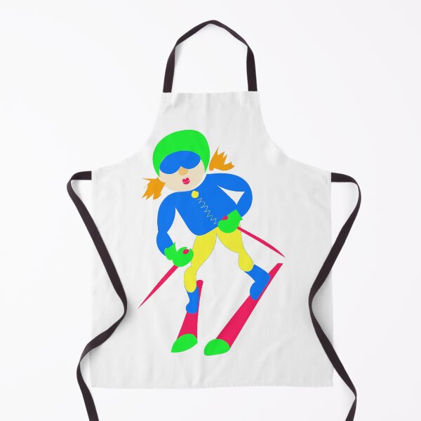 Item preview, Girl skier. Alpine skiing. Slalom in mountains designed and sold by ankatuvo.