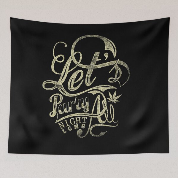 Item preview, Vintage Design Lets Party All Night Long designed and sold by Joxxio.
