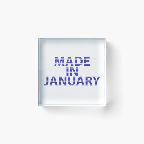 Item preview, Made in January designed and sold by MHabeeb.
