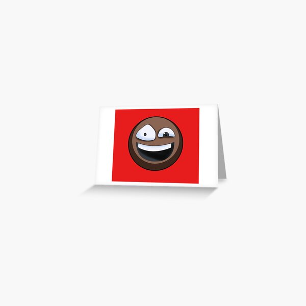 laughing emoji - red Greeting Card