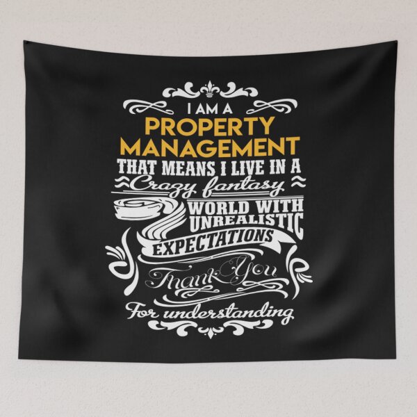 Item preview, Property Management T-ShirtProperty Management T Shirt - Live In Crazy Fantastic World Gift Item Tee designed and sold by ViceCenty.