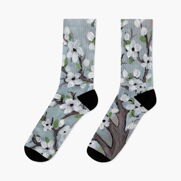 Item preview, ALMOND BLOSSOMS, White Flowers, Floral, Vangogh, Impressionistic Japanese Blossoms designed and sold by artenvironments.