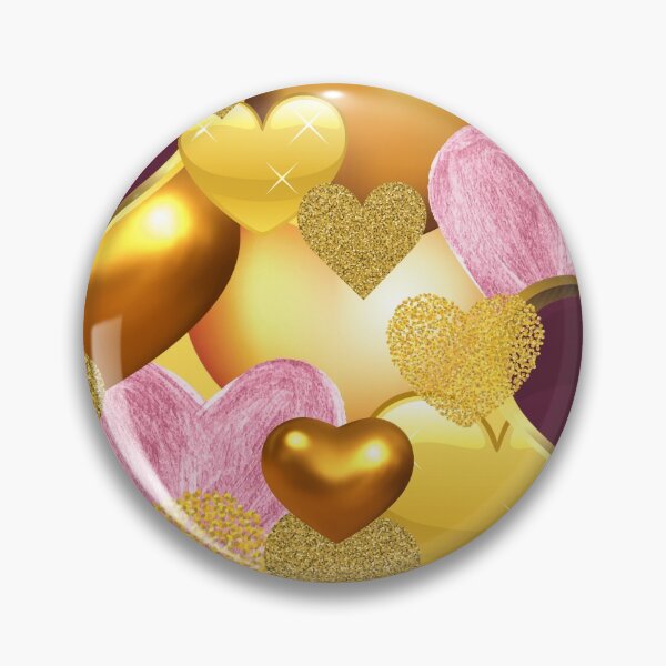 Item preview, Golden valentine Heart designed and sold by Rritu.
