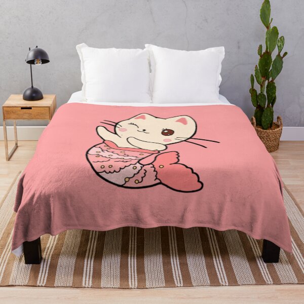 Item preview, Cute Mermaid cat lovers meow kitten pet artwork designed and sold by Mustapha ALAHAYANE.