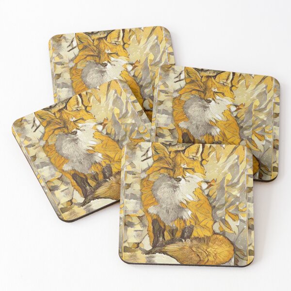 Item preview, Fox in the Sunflowers Forest designed and sold by Hidden  Style Store.
