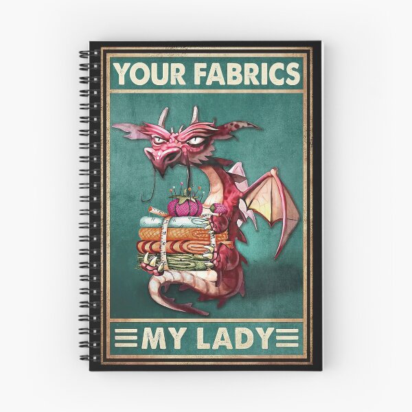Item preview, Your Fabrics My Lady - Red Dragon With Fabrics Sewing  designed and sold by DebraGiftShop.