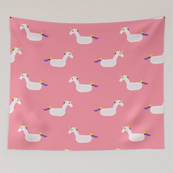 Item preview, Unicorn Pool Floats on Pink designed and sold by Unicorn7Magic.