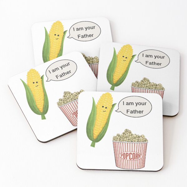 Item preview, ‘I am your Father’ said the corn on the cob to the popcorn designed and sold by artbysarahallen.