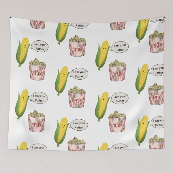 Item preview, ‘I am your Father’ said the corn on the cob to the popcorn designed and sold by artbysarahallen.