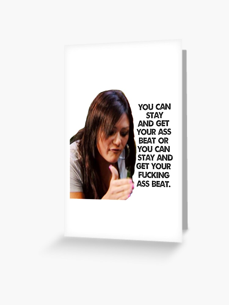 SNOOKI FROM JERSEY SHORE Greeting Card for Sale by ematzzz