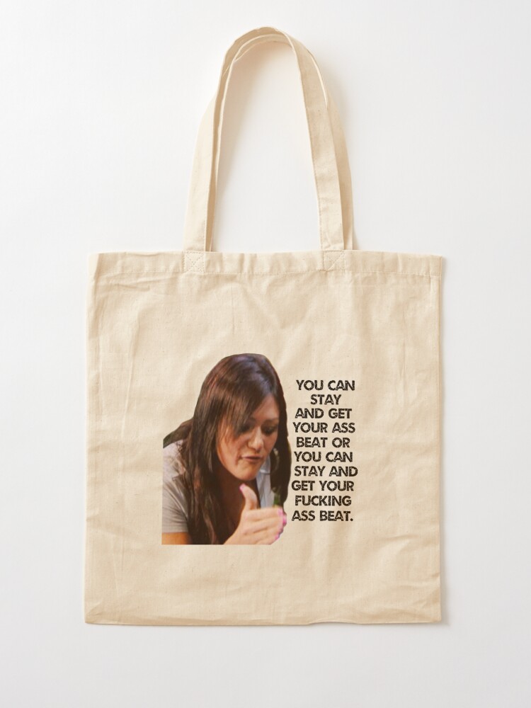 Jersey Shore Note Canvas Tote Bag 16 X 4 X 12inch 