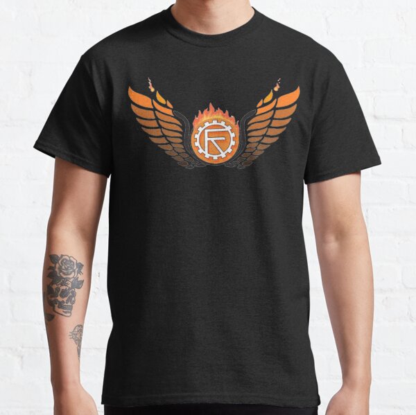 Fresh Kustoms Flaming Winged Logo Classic T-Shirt