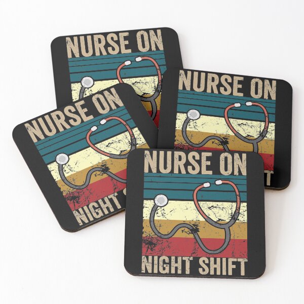 Item preview, Vintage nurse on night shift designed and sold by noahs-shop.