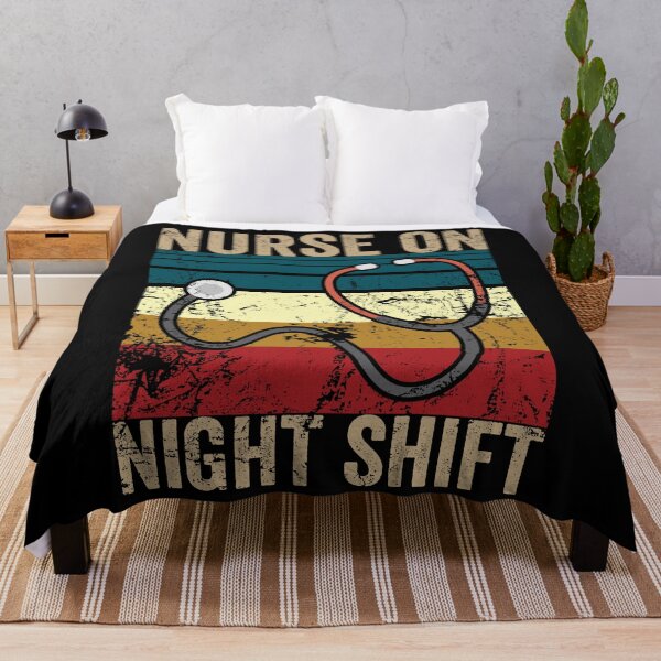 Item preview, Vintage nurse on night shift designed and sold by noahs-shop.