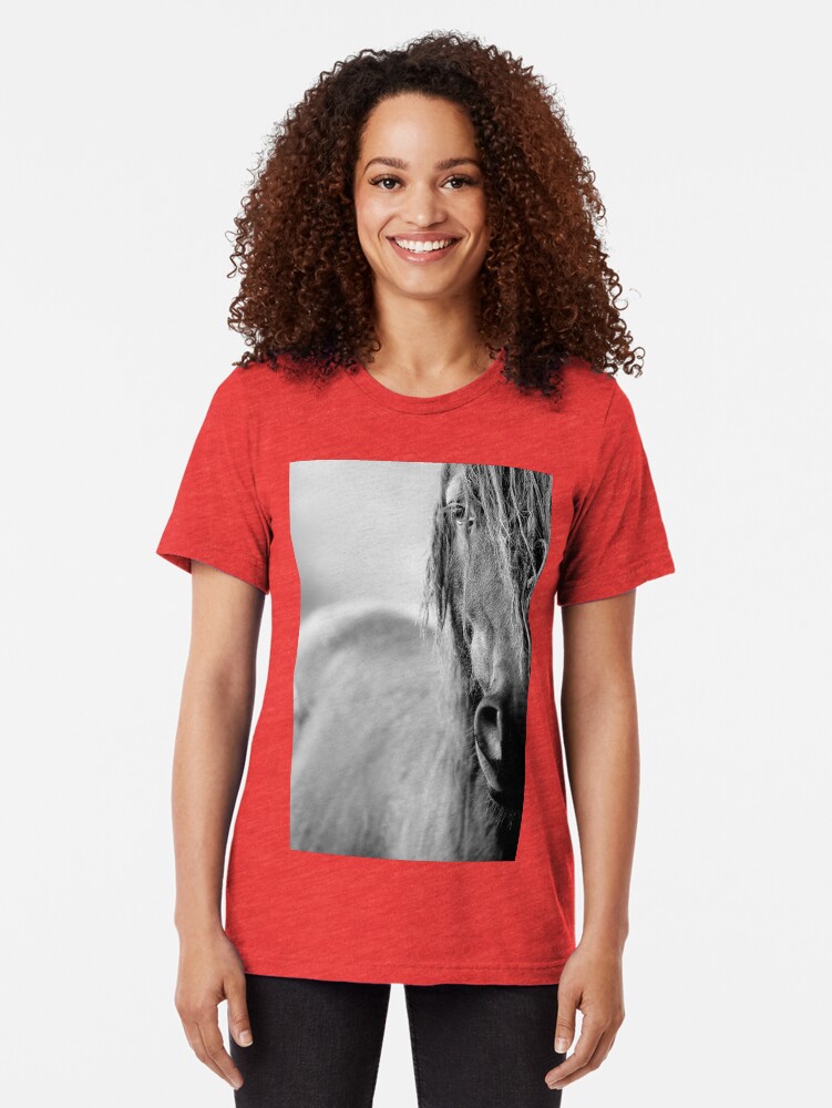 Alternative Ansicht von Pferd Vintage T-Shirt