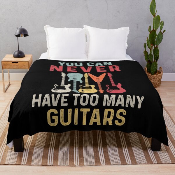 Item preview, Funny Retro Vintage - You Can Never Have Too Many Guitars Music - Best Funny Gift For Guitar Lovers designed and sold by NDTStore.