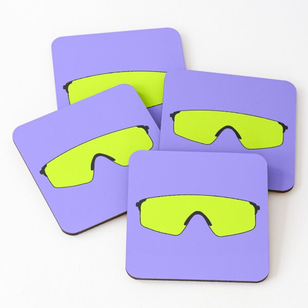 Item preview, "Cool" Fluorescent Yellow Sunglasses designed and sold by NatureImprimer.