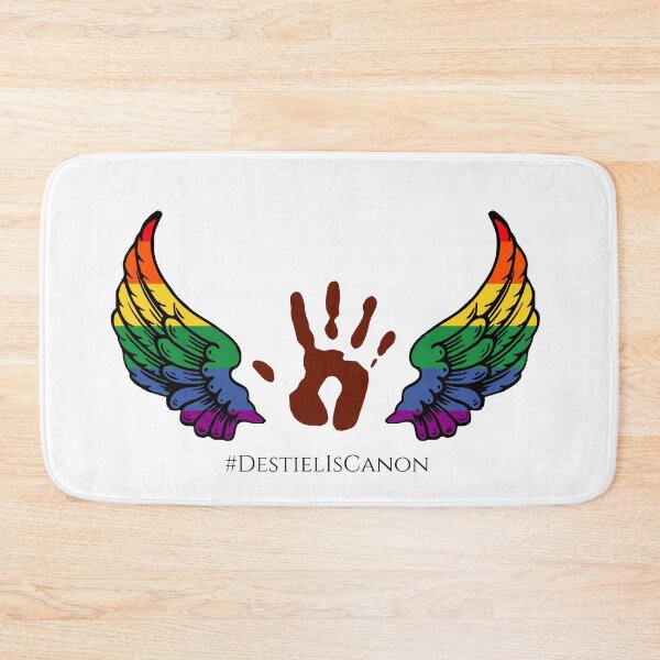 Item preview, destiel is canon rainbow wings and handprint designed and sold by LannisterOnMars.