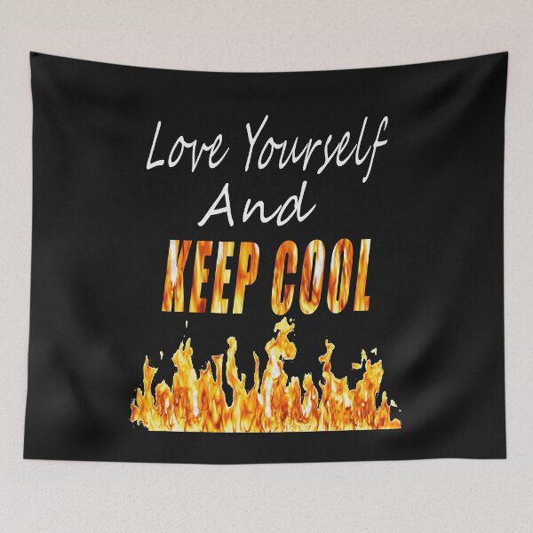 Item preview, Love Yourself And Keep Cool designed and sold by Jawadelqaoul.