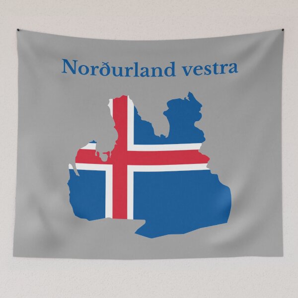 Item preview, Iceland Northwestern Region Map. designed and sold by marosharaf.