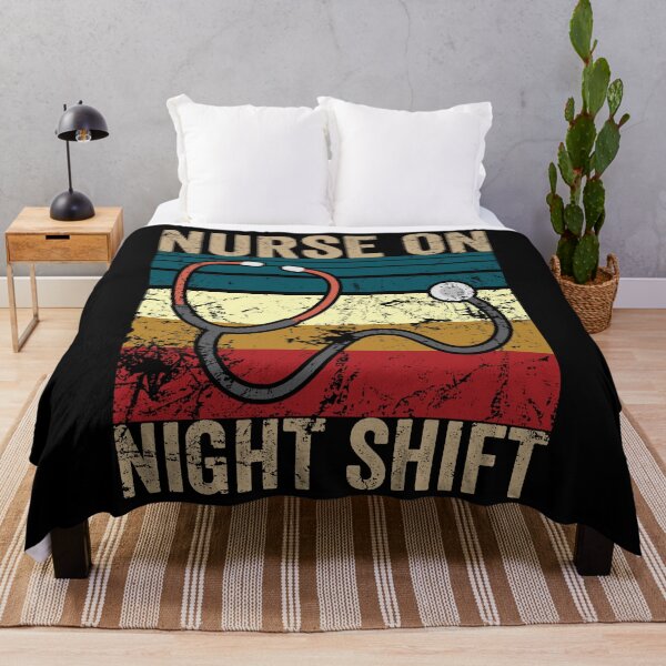 Item preview, Vintage nurse on night shift designed and sold by noahs-shop.