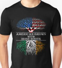 American Grown With Irish Roots Unisex T-Shirt