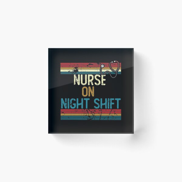Item preview, Vintage nurse on night shift designed and sold by noahs-shop.