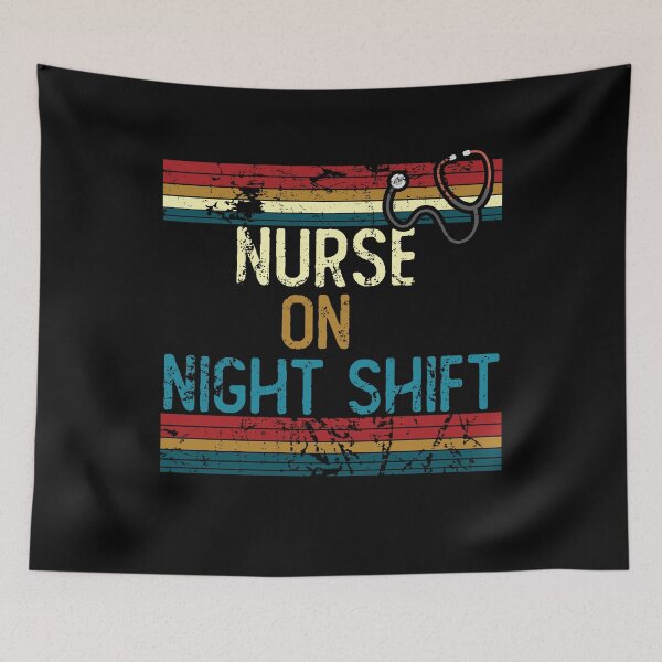 Item preview, Vintage nurse on night shift designed and sold by noahs-shop.