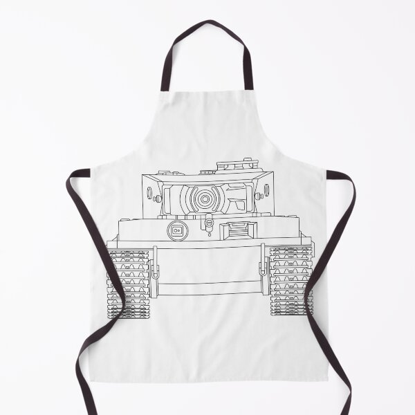 Item preview, Tiger Tank Front View designed and sold by JollyImp.