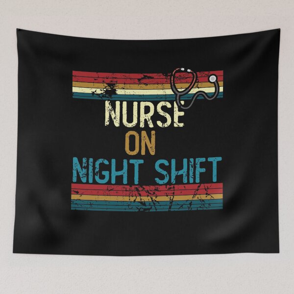 Item preview, Vintage nurse on night shift designed and sold by noahs-shop.
