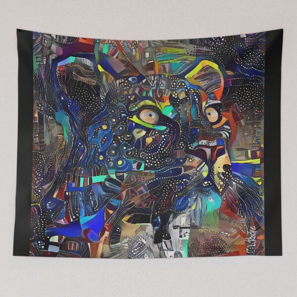 Item preview, Leo gypsy, leopard, leopardo, wild cat, lea roche paintings designed and sold by L. ROCHE.
