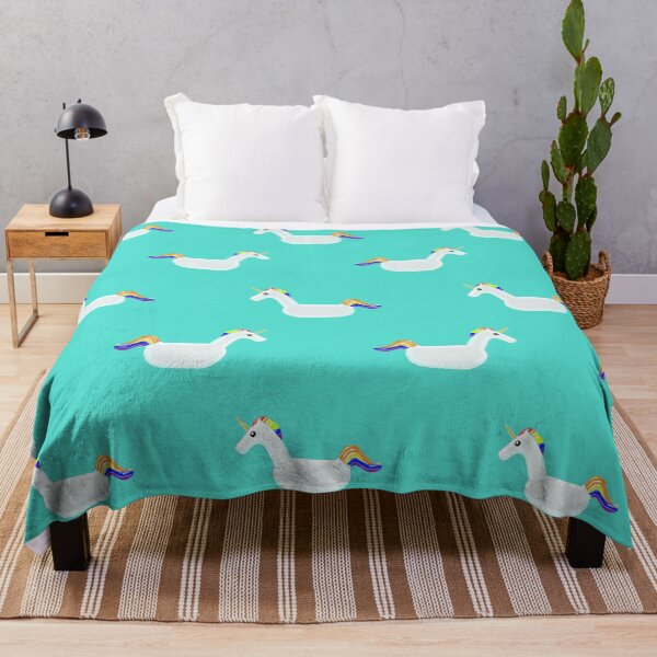Item preview, Unicorn Pool Floats on Turquoise designed and sold by Unicorn7Magic.