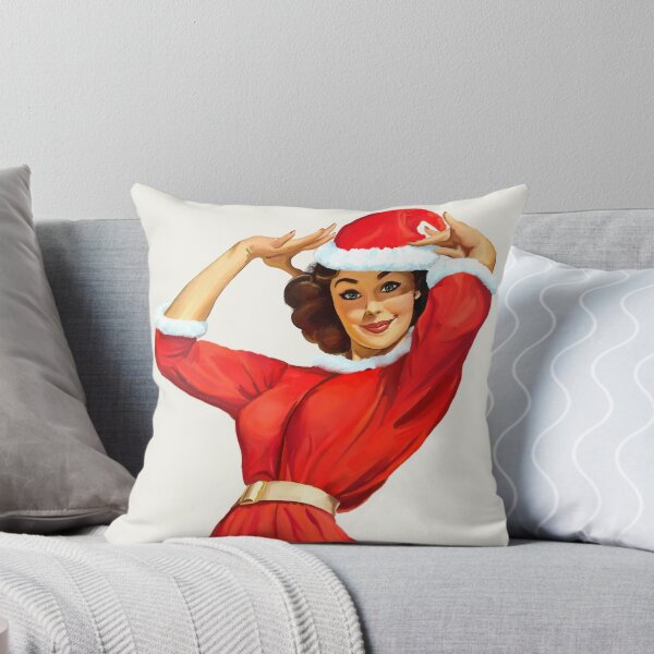 Item preview, Vintage Pinup girl - Happy Holidays! designed and sold by georgatos.